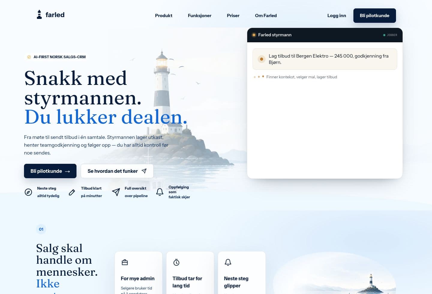 Utsnitt fra Farled